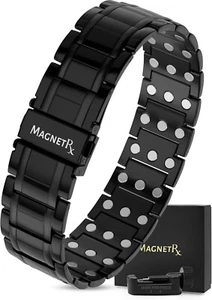 MagnetRX 3x Stärke Titan Magnetfeldtherapie Armband für Herren - Bild 1 von 9