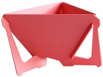 Goteador de café plegable por goteo MUNIEQ Tetra para 1,5 tazas rojo 01P hecho en Japón  Foto 1 de 4