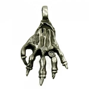 Monsterhand mit Ring - Zinn Anhänger - Amulett - Zinnschmuck - Picture 1 of 1