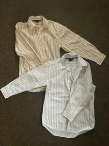 LOTE DE 2 CAMISAS DE VESTIR GAP NIÑOS NIÑOS TALLA MEDIANA 8 *129* - Imagen 1 de 3