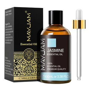 MAYJAM Jasmin Reine Ätherische Öle 100ml Naturrein Aromatherapie Diffusor Duftöl - Bild 1 von 8