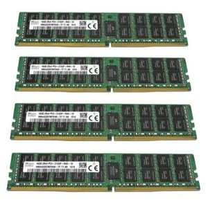 64 HP SKhynix 4x 16GB 2Rx4 PC4-2133P DDR4 RAM 752369-081 774172-001 - Afbeelding 1 van 4