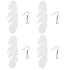  5 Pairs Sublimation Earrings Jewelry Hooks Acrylic Blanks Crafts