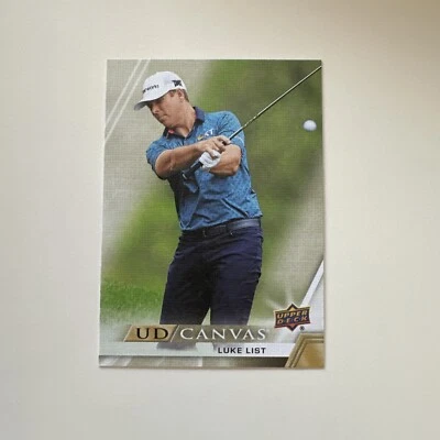 2024 Upper Deck Golf Luke List UD Canvas #C-18 - Image 1 of 2