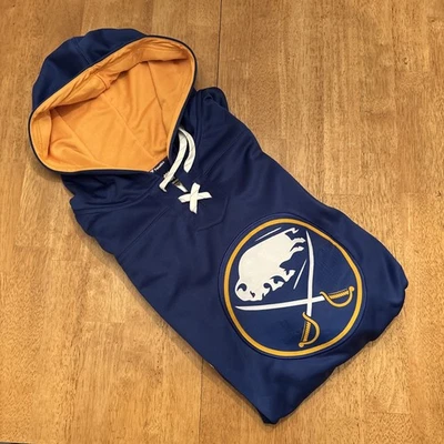 Buffalo Sabres Hoodie Men's 3XL  NHL Blue Hockey Fanatics Sweatshirt NWOT - Image 1 of 4
