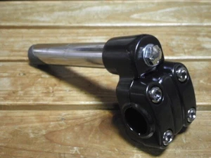 Black Old MTB Quill Stem 22.2mm Normal head size Brand new unused For Cruiser - Picture 1 of 4
