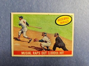 1959 TOPPS BASEBALL CARD #470 STAN MUSIAL 3000TH HIT Centered - Picture 1 of 2