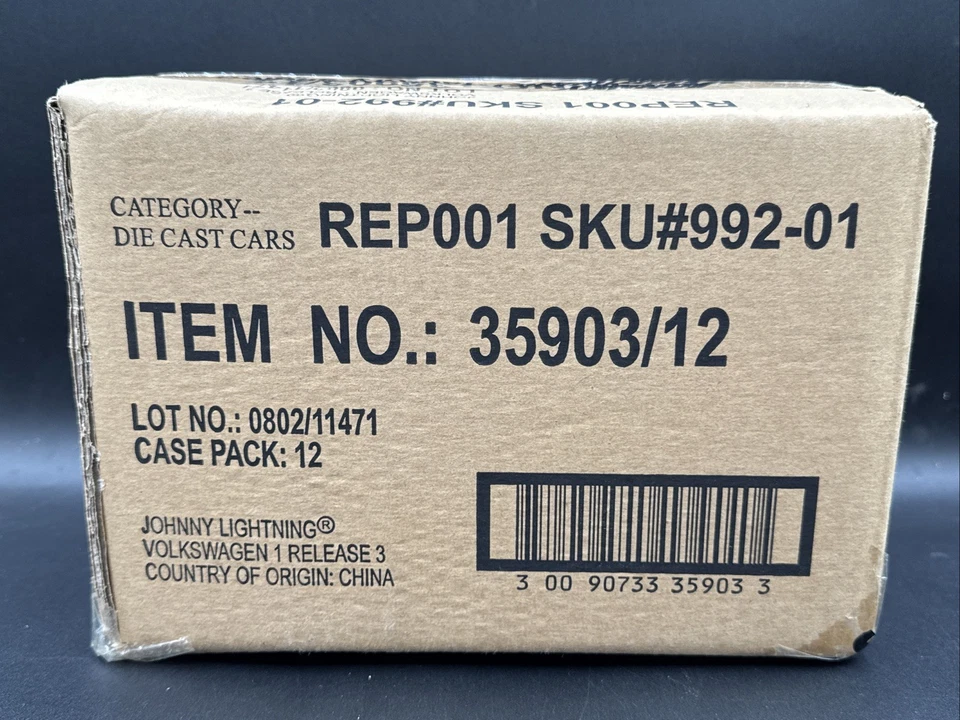 Coches Johnny Lightning 2002 estuche sellado de fábrica x12 Volkswagen VW lanzamiento 3 35903 Foto 1 de 4