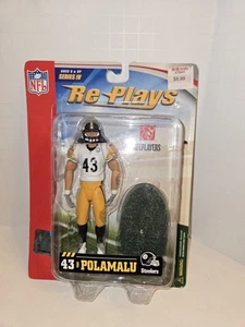 2007 Troy Polamalu Pittsburgh Steelers Gracelyn Replays Serie IV Actionfigur - Bild 1 von 4