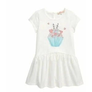 Truly Me Girls Cupcake Embellished Dress White Size 4 MSRP $35 - Picture 1 of 4