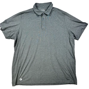 Herren Untuckit Poloshirt 2XL grau Performance Stretch Kurzarm Golf sportlich - Bild 1 von 5