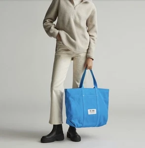 NEW Everlane The Organic Canvas Weekender Travel Bag Blue - Picture 1 of 13