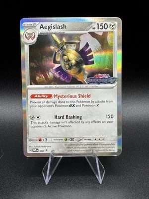 Aegislash SVP060 Black Star Promos Paradox Rift Prerelease Holo Pokémon 2023 NM - Image 1 of 2