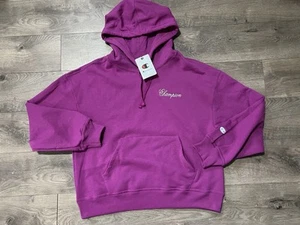 Champion Purple Powerblend Hoodie Gr. Medium Neu - Bild 1 von 4