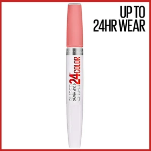 2 PACK -BRAND NEW Maybelline SuperStay 24 Liquid Lipstick #240 All Night Apricot - Picture 1 of 1