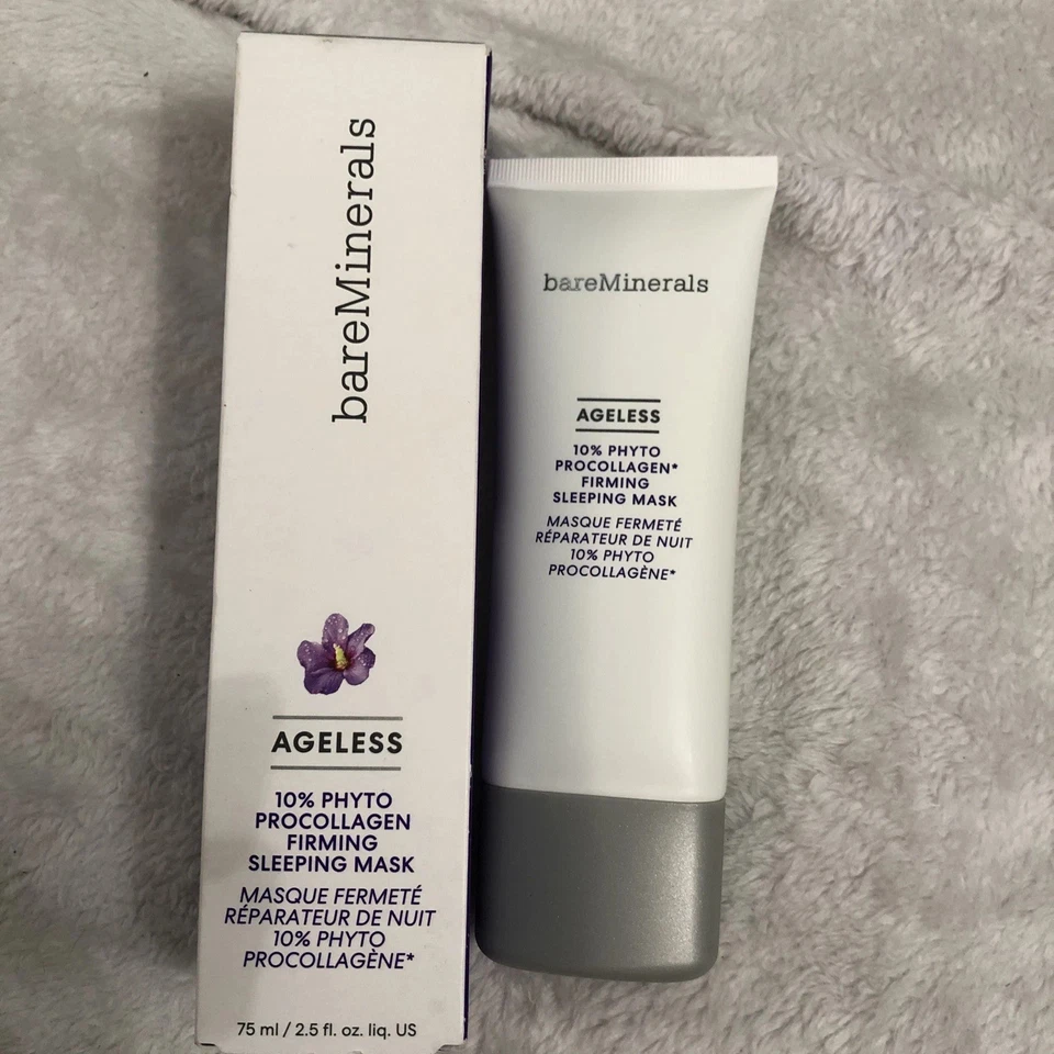 Bare Minerals Ageless 10% Phyto Procollagen Sleeping Mask 2.5 oz New/Boxed - Image 1 of 1