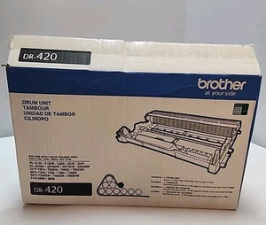 GENUINE - BROTHER DR-420 DRUM UNIT - 12,000 PAGES - OPEN BOX - Picture 1 of 17