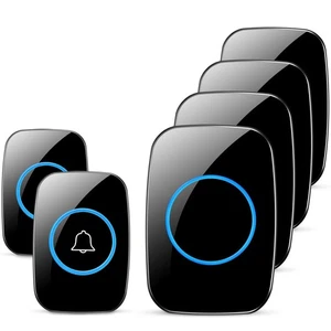 Wireless Doorbell, FullHouse Waterproof Door Bell Kit, Distinguish front and ... - Picture 1 of 7