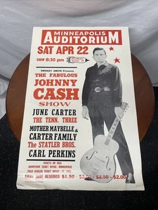 1967 Johnny Cash Hatch Show Druck Poster Minneapolis 23” x 14” - Bild 1 von 13