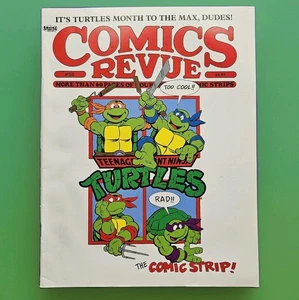COMICS REVUE Magazine #58 1991 TEENAGE MUTANT NINJA TURTLES TMNT Cover (b) - Picture 1 of 7