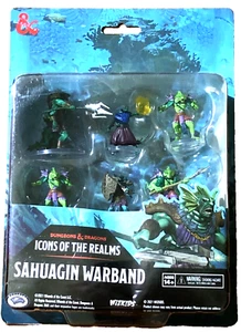 Icons of the Realms Sahuagin Warband D & D Miniature NIB - Picture 1 of 2