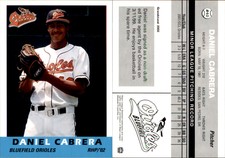 Daniel Cabrera 2002 Grandstand Bluefield Orioles #40 Card *AutographDen*