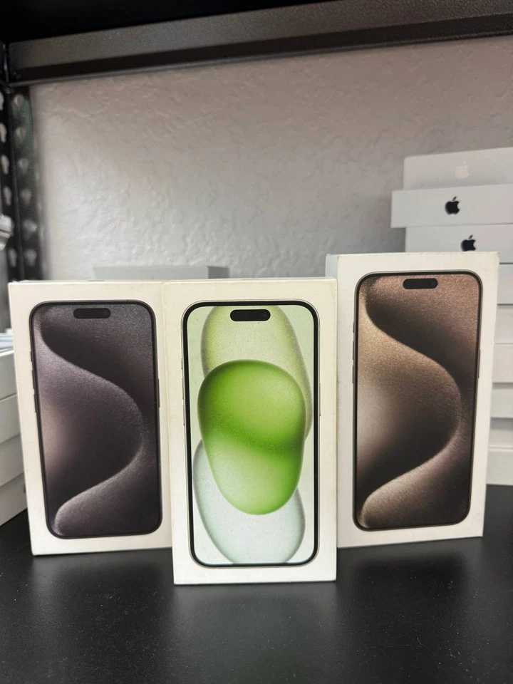 Caja Vacía Original OEM iPhone 16 16 PLUS 16 PRO 16 PRO MAX 16e 15 PRO 15 Pro Max Foto 1 de 1