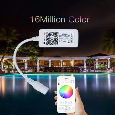 DC12V-24V Mini Bluetooth Controller Phone Remote For RGBW RGBWW LED Strip Light - Image 1 of 4