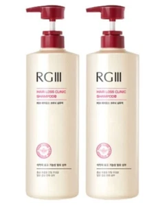 RG3 RGIII Red Ginseng Shampoo (500ml * 2 )Anti Hair Loss Clinic Scalp Care - Picture 1 of 1