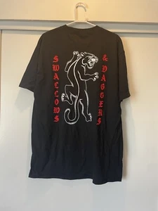 Schwalben und Dolche Tiger schwarz T-Shirt Large Herren neu ohne Etikett Beschreibung lesen - Bild 1 von 7