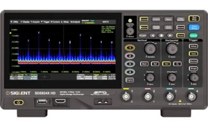 Oscilloscope Digital SIGLENT SDS824X HD 4CH Desktop, 2 GS/s, 200 MHz, 7.0" TFT - Picture 1 of 8