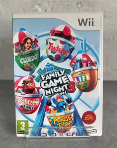 Hasbro Family Game Night Vol 3 Nintendo Wii Spiel GRATIS P&P - Bild 1 von 1