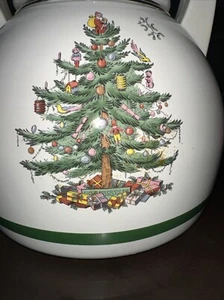 Spode Christmas Tree Whistler emaillierter Metall Wasserkocher und Deckel S3324 - Bild 1 von 8