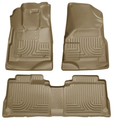 Forros de piso Husky Liners 98353 WeatherBeater bronceados para Ford Escape/Mazda Tribute Foto 1 de 4