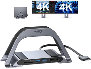 MacBook Pro Docking Station Dual Monitor 4K@60Hz HDMI, USB C Docking Station Ver - Picture 1 of 16