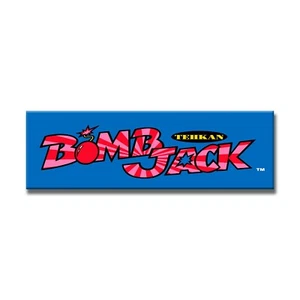 Bomb Jack Premium Arcade Marquee Insert Reproduction Header/Backlit Sign - Picture 1 of 1