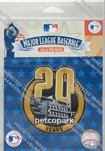 2024 S.D. SAN DIEGO PADRES 20TH ANNIVERSARY PATCH PETCO PARK MLB WORLD SERIES - Picture 1 of 1