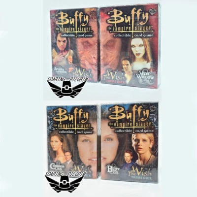 THE WISH THEME DECKS Set of 4 Starters Buffy The Vampire Slayer CCG *NEW SEALED* - Image 1 of 3