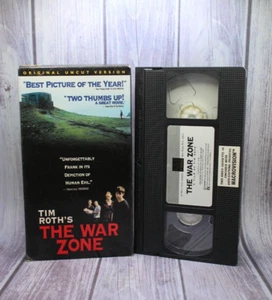 RARE Tim Roth's The War Zone VHS Tape 2000 UNRATED Version Indie Movie Drama - Picture 1 of 3