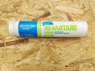 Food-Grade White Machinery Grease 14 Oz Tube Keystone ELF Nevastane 2 Plus