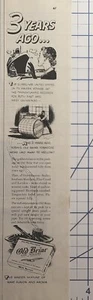 Antigua mezcla de pipa Briar mezcla de tabaco dorado sabor aroma anuncio impreso vintage 1955 - Imagen 1 de 2