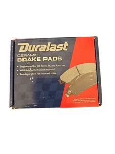 Duralast MKD1033 Rear Ceramic Brake Pads fits 2004-09 Chevy Malibu New Open Box - Picture 1 of 3