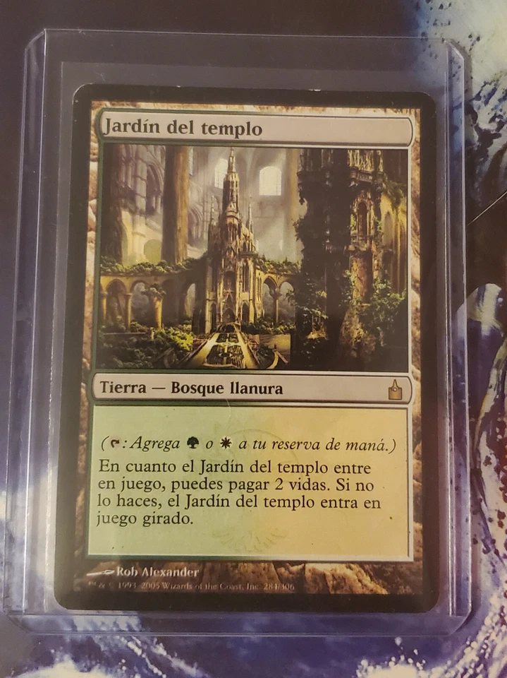 MTG Temple Garden - Ravnica: City of Guilds (Lightly Played- SPANISH) - Image 1 of 1