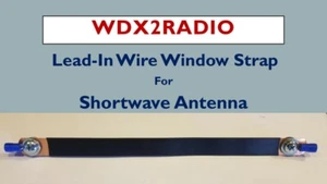 Shortwave Antenna Wire Window Channel Lead Through No holes Keep windows locked - Afbeelding 1 van 5