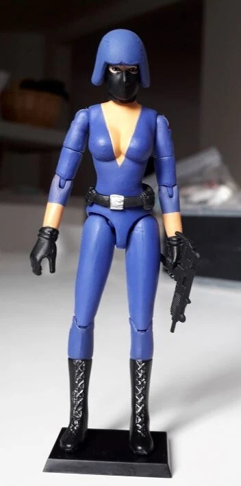 GI JOE Figura de Acción Personalizada 3.75 Pulgadas Cobra Mujer Soldado Soldado Lote Foto 1 de 1