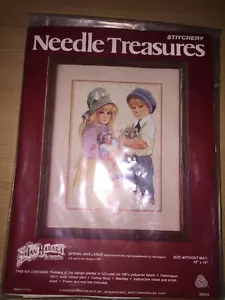 Needle Treasures Spring and Lance Jan Hagara Stitchery Craft Kit 00543 - Picture 1 of 5