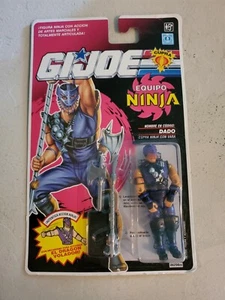 1992  Hasbro GI Joe Ninja Force DICE Spanish card. Equipo ninja Dado. Vintage.  - Picture 1 of 4