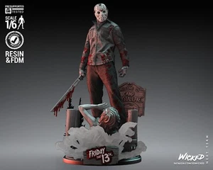 3D Resin Printed Jason Voorhees Model Kit - Unpainted&Unassembled - Friday 13th - Picture 1 of 19