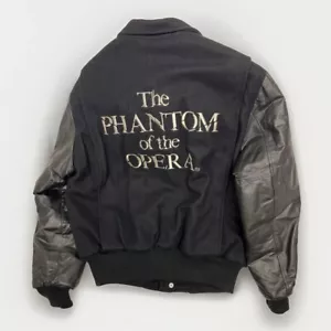 VTG 90s Phantom of the Opera Jacket Size Small Embroidered Personalized “Kathy” - Picture 1 of 11