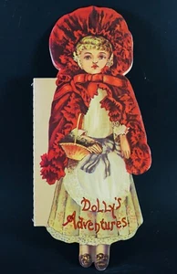 Vintage Dolly's Adventures SC Book 1980s McLoughlin Brothers Red Riding Hood - Imagen 1 de 8